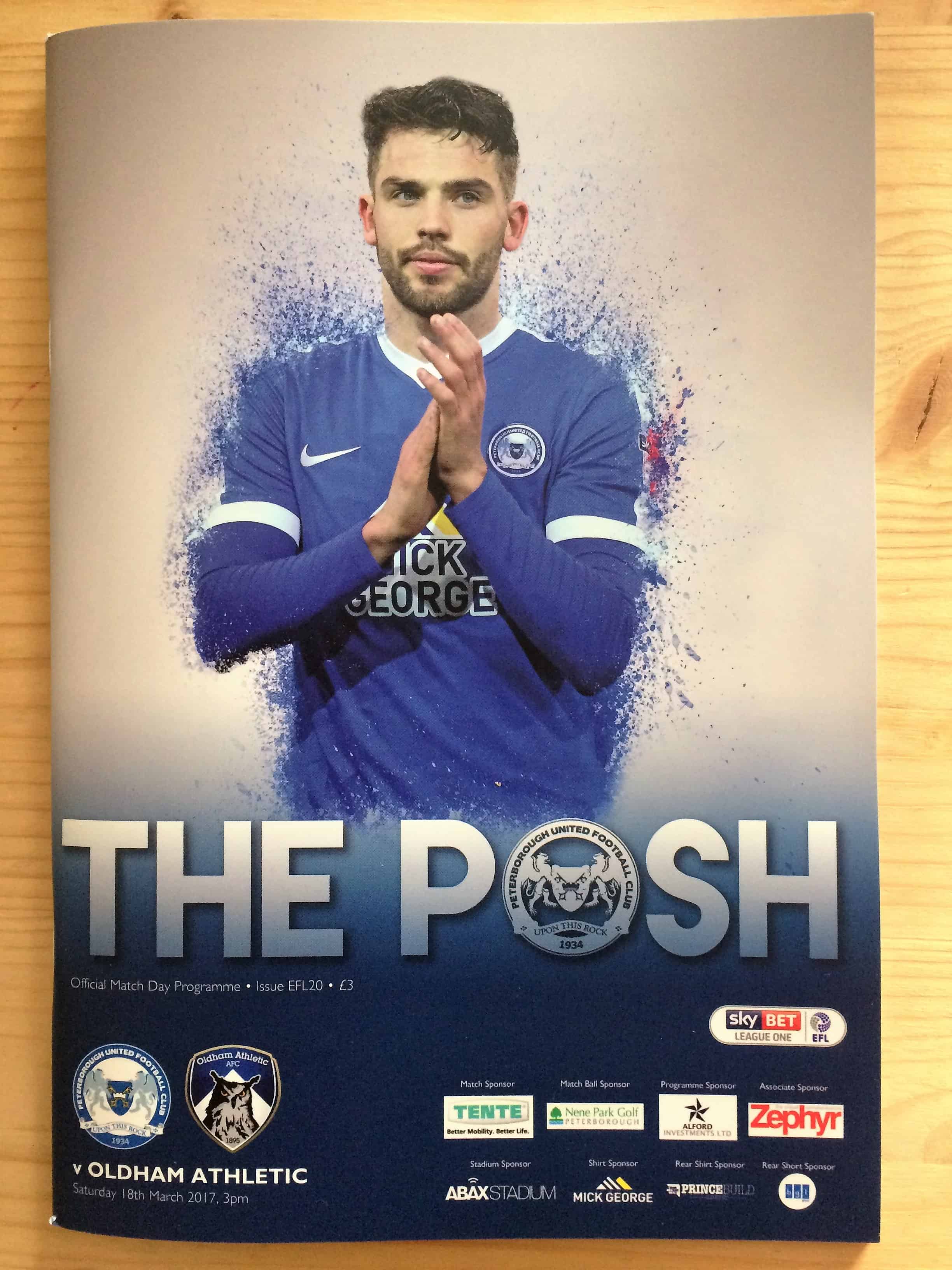 Peterborough United FC v Oldham Athletic FC